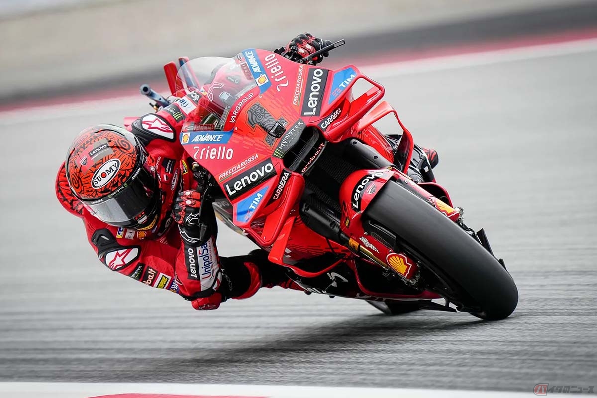 MotoGP2024第20戦ソリダリティGP スプリントレースを制したフランセスコ・バニャイア選手(ドゥカティ・レノボ・チーム)