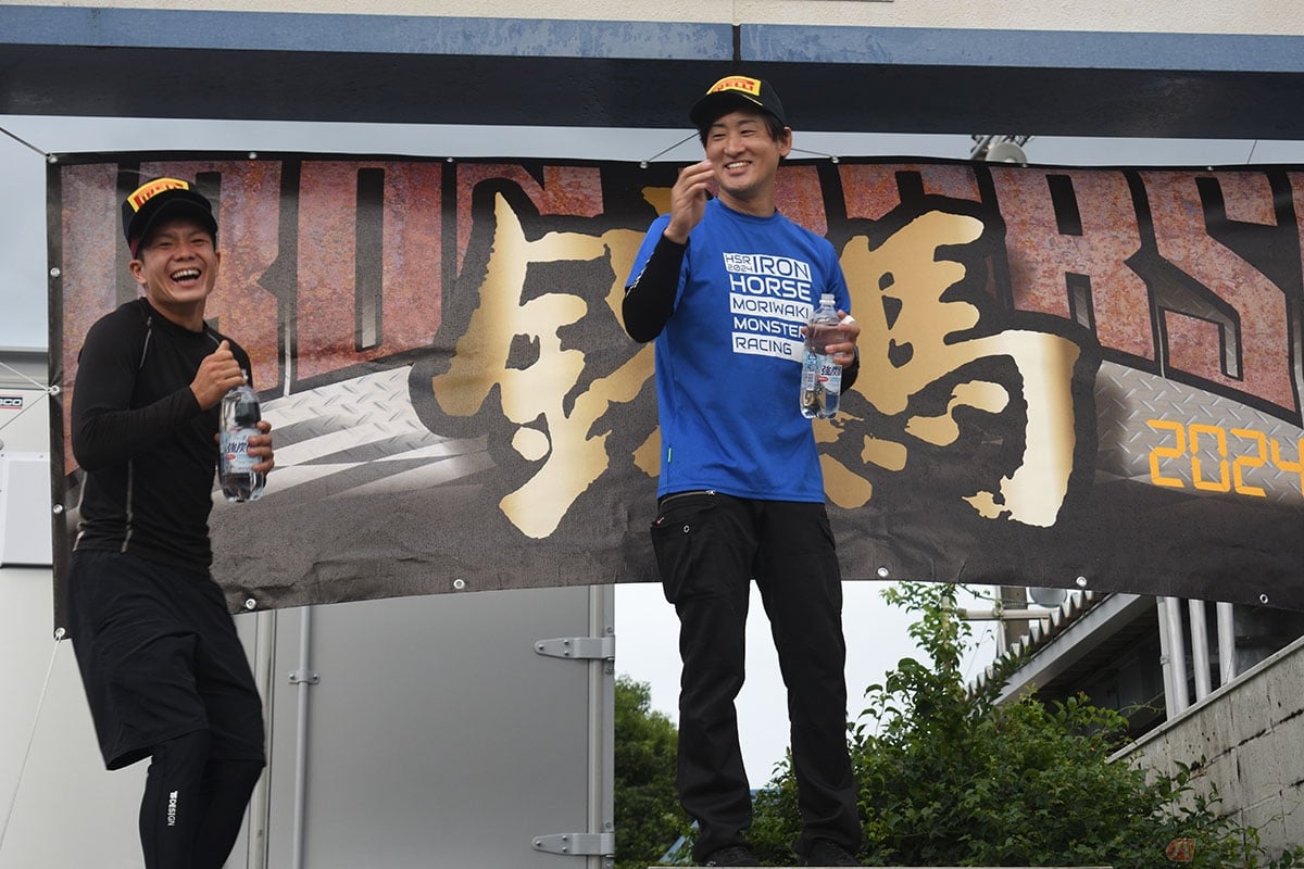 毎回、熾烈なバトルを繰り広げる森脇尚護選手(右)と植垣創平選手(左)