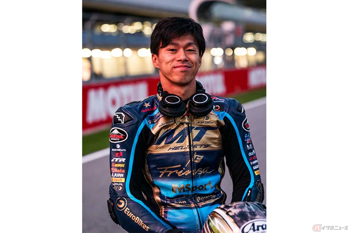 【MotoGP第20戦ソリダリティGP】小椋藍選手(#79/MTヘルメット - MSI)