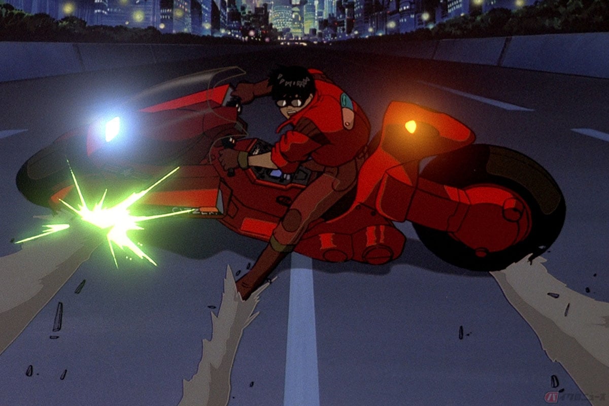 SF映画の金字塔「AKIRA」。登場する「金田のバイク」はキービジュアルとしてもよく登場します。(C)1988マッシュルーム/アキラ製作委員会