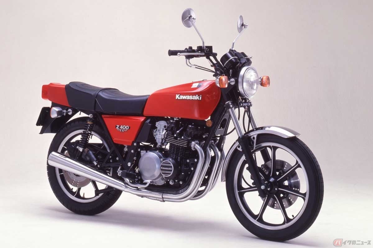 1980年代初頭のバイクブームで人気を博したカワサキ「Z400FX」(1979年型)