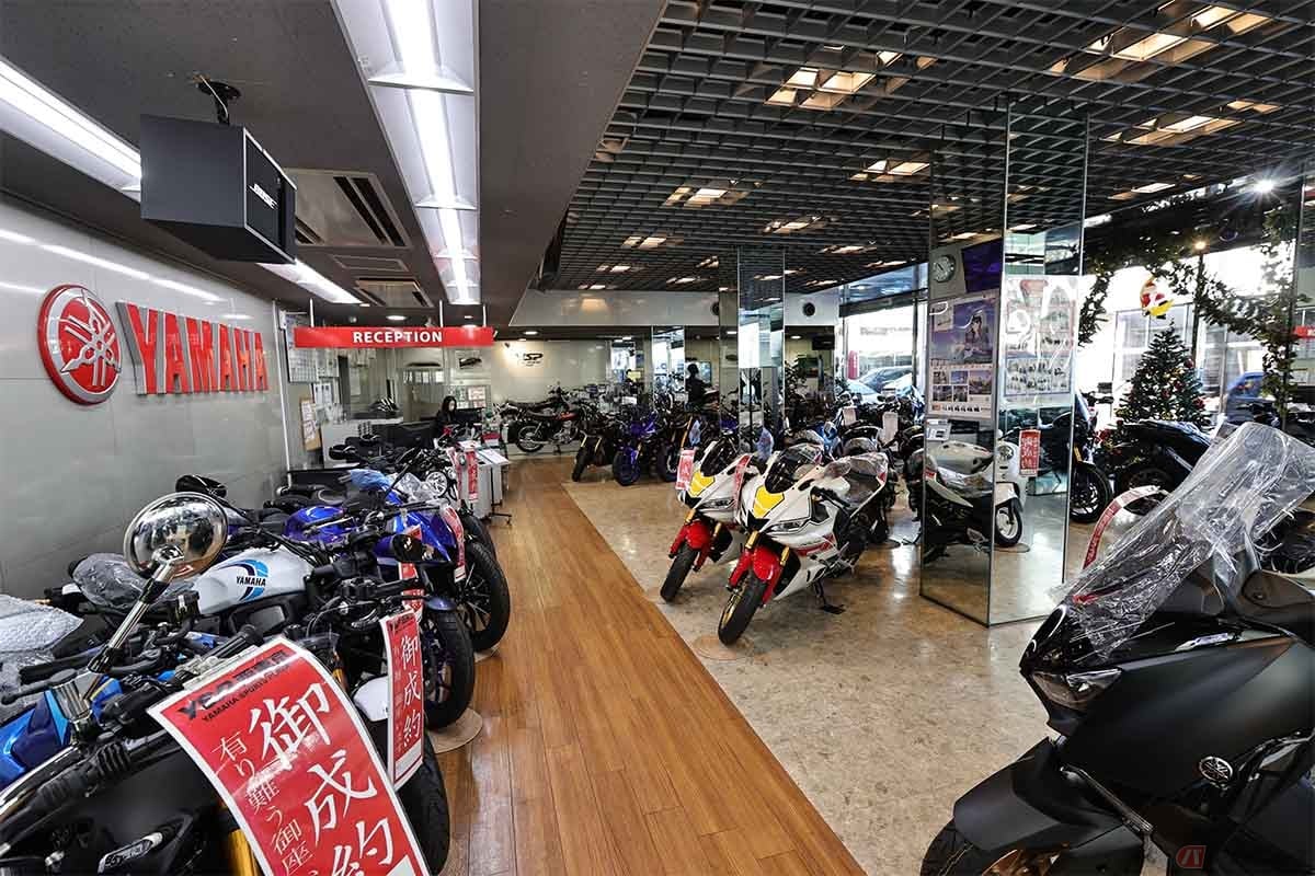 ヤマハの正規ディーラーであるヤマハスポーツバイク専門店(YSP)