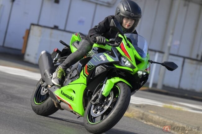 ロマンを感じる凄いマシン！ つぐみライダーがカワサキ「Ninja ZX-6R