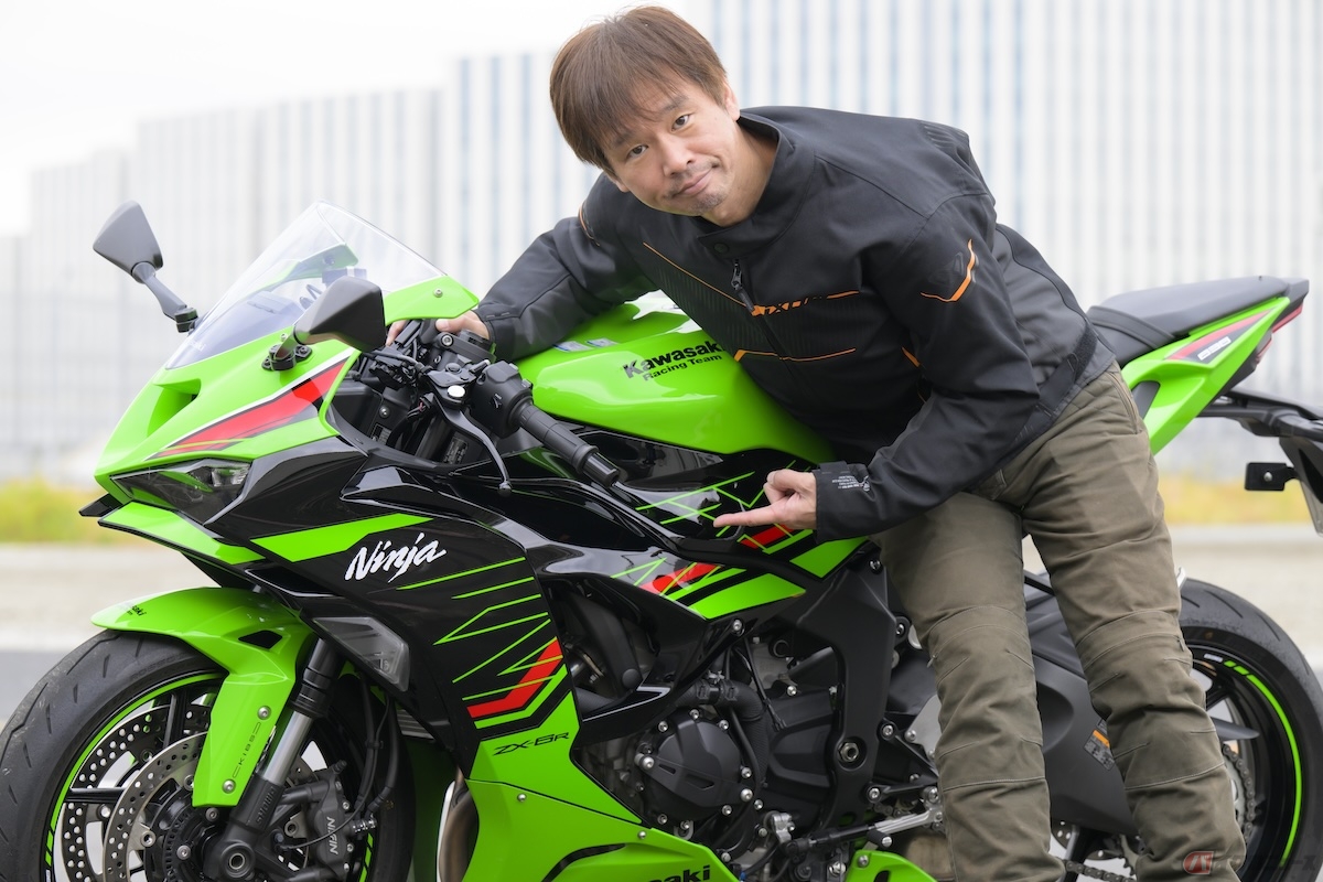 Ninjaの名を冠する先鋭的なスタイリングに筆者(青木タカオ)も脱帽