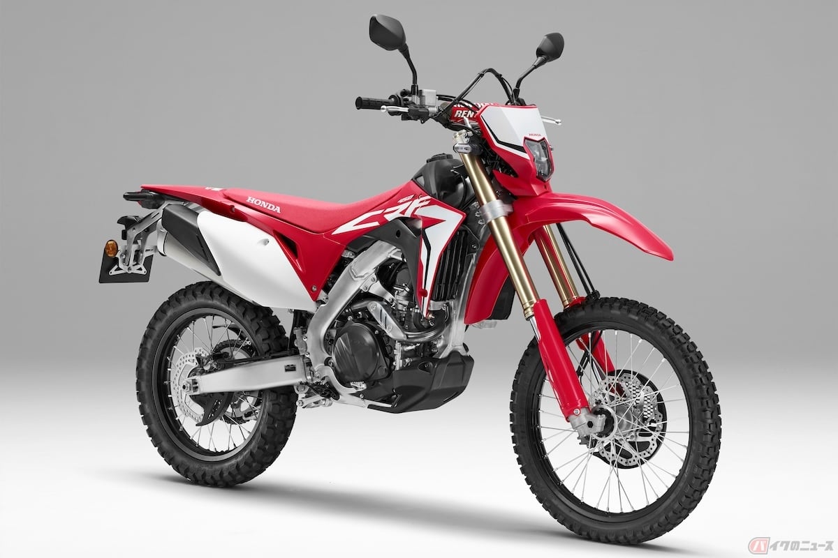 仮面ライダーゼロワンが使用した「ライズホッパー」のベース車両ホンダ「CRF450L」