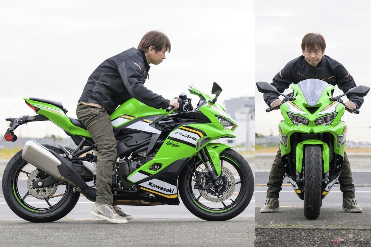 シート高は800mmで、身長175cm/体重66kgの筆者(青木タカオ)がまたがった場合で、足つき性に不安は感じない