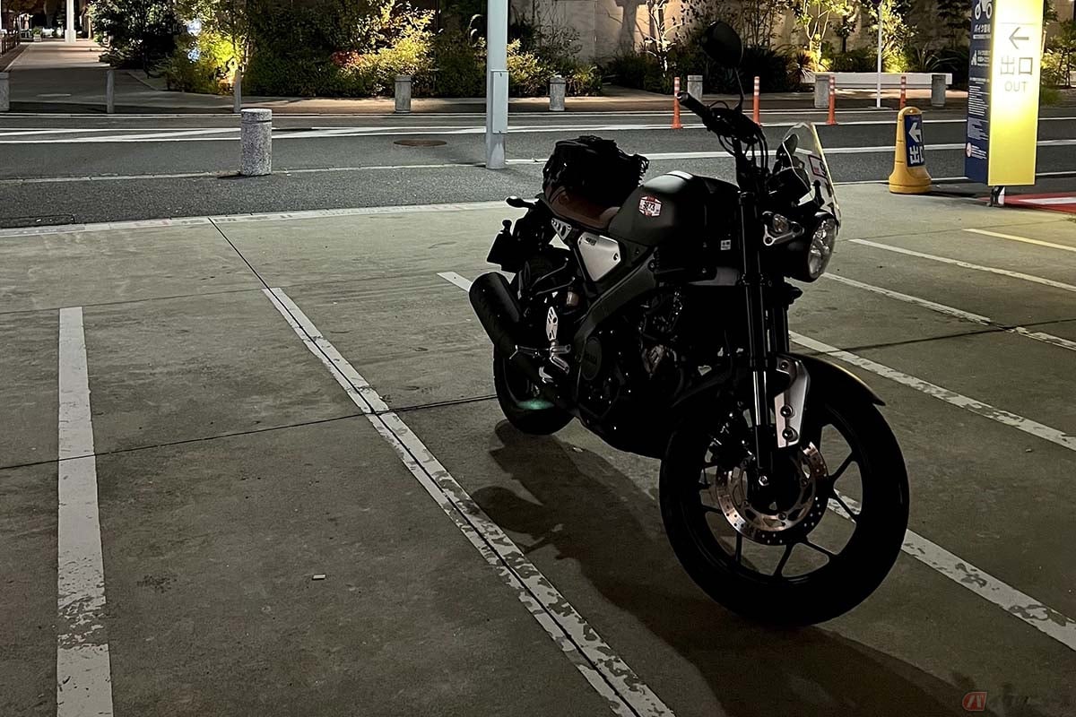 現在の筆者(黒田悟志)の愛車、ヤマハ「XSR155」