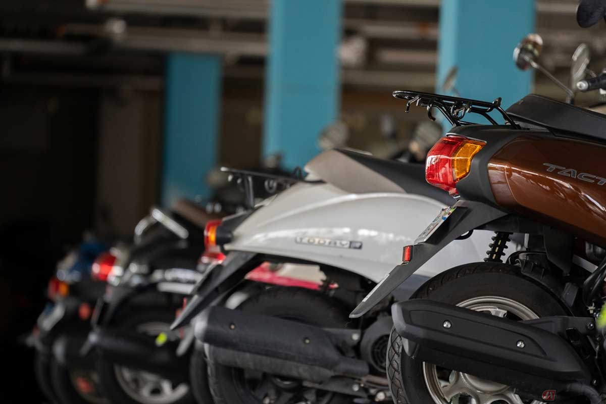 駐輪場を利用できるバイクは「排気量50cc以下」と限定されている場合がある