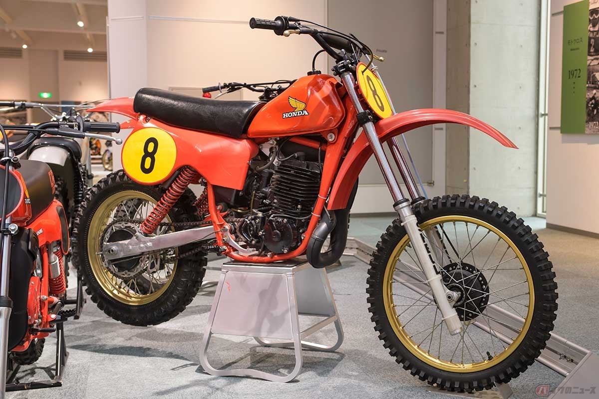 1979年にモトクロス世界選手権500ccクラスでチャンピオンを獲得したホンダ「RC500M」