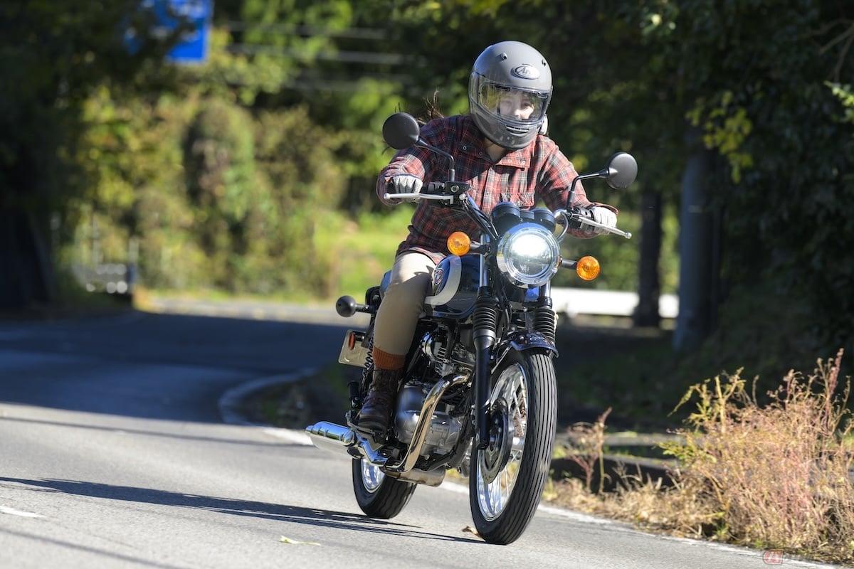 車体が軽くて気軽に扱えると「バイクに乗ろう!」って気にさせてくれる