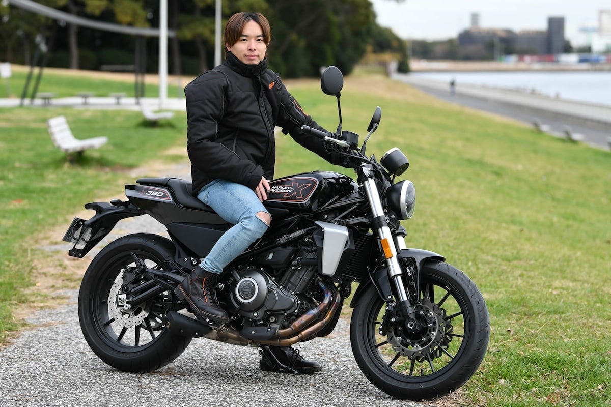 ハーレーダビッドソン「X350」と石塚健選手