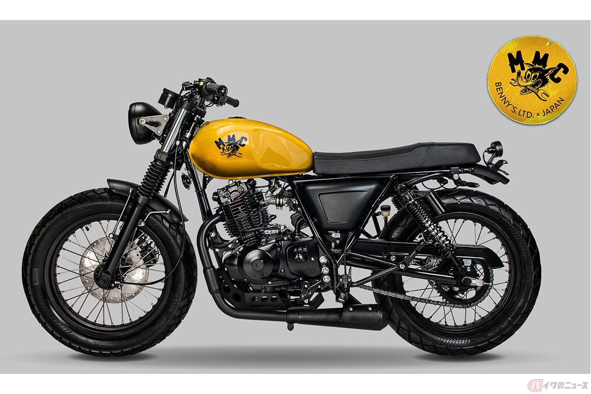 MUTT MOTORCYCLES(マットモーターサイクルズ)「GT-SR250」の特別仕様車「BENNYʼS.LTD.×JAPAN GT-SR250」