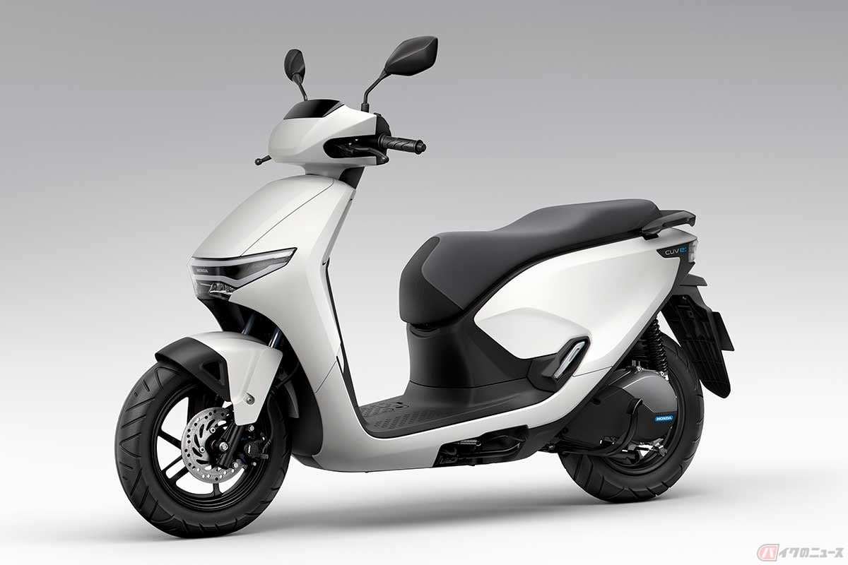 インドネシアで発表された電動二輪パーソナルコミューター「CUV e:」は、「Honda Mobile Power Pack e:」を2個使用