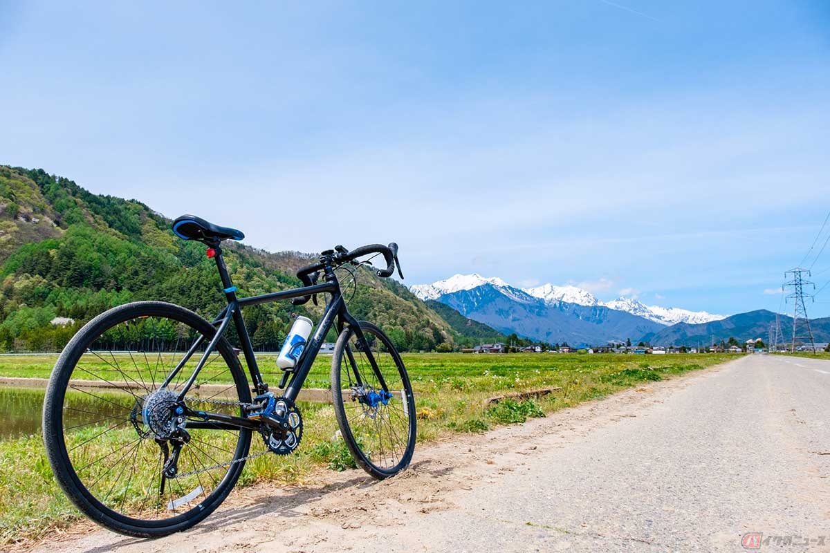 長野県安曇野市は、自転車観光のモデルケースとして挙げられる