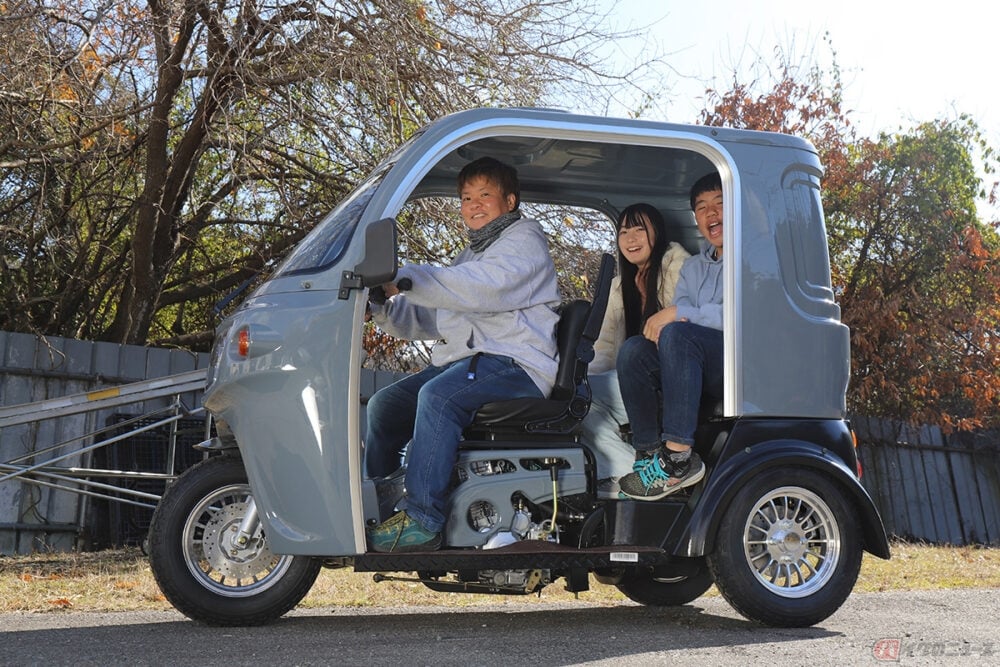 普通自動車免許で乗れる「APtrikes125」の250cc版がついに登場!! 2月10