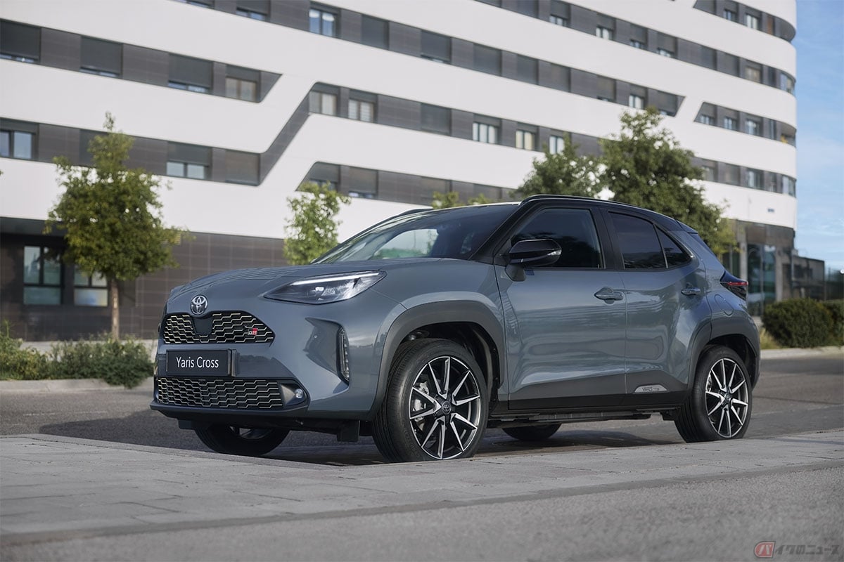 トヨタが欧州市場で公開した「ヤリスクロス GR SPORT」の2025年モデル