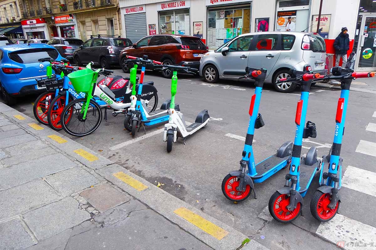 ヨーロッパでは電動キックボードの規制強化が進んでいる