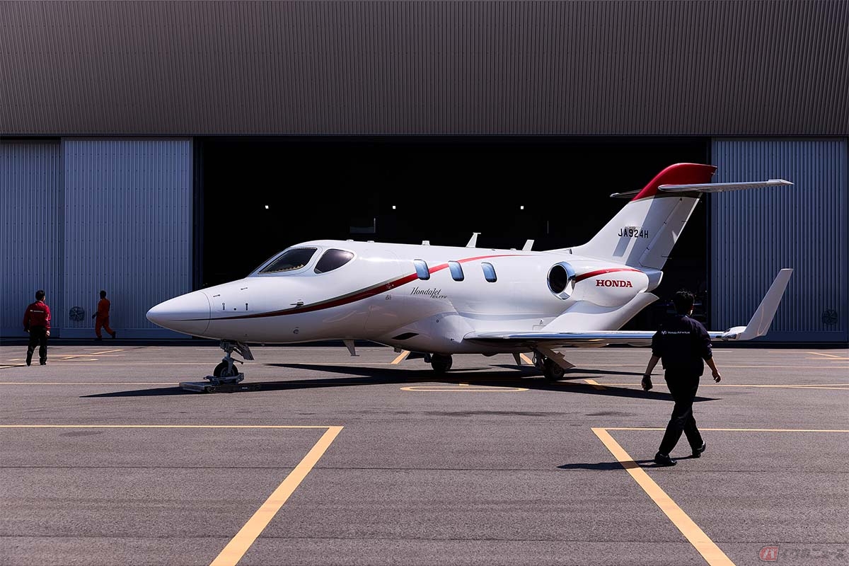 ホンダコレクションホール及びモビリティリゾートもてぎ上空のフライパスが決定した小型ビジネスジェット機「HondaJet」
