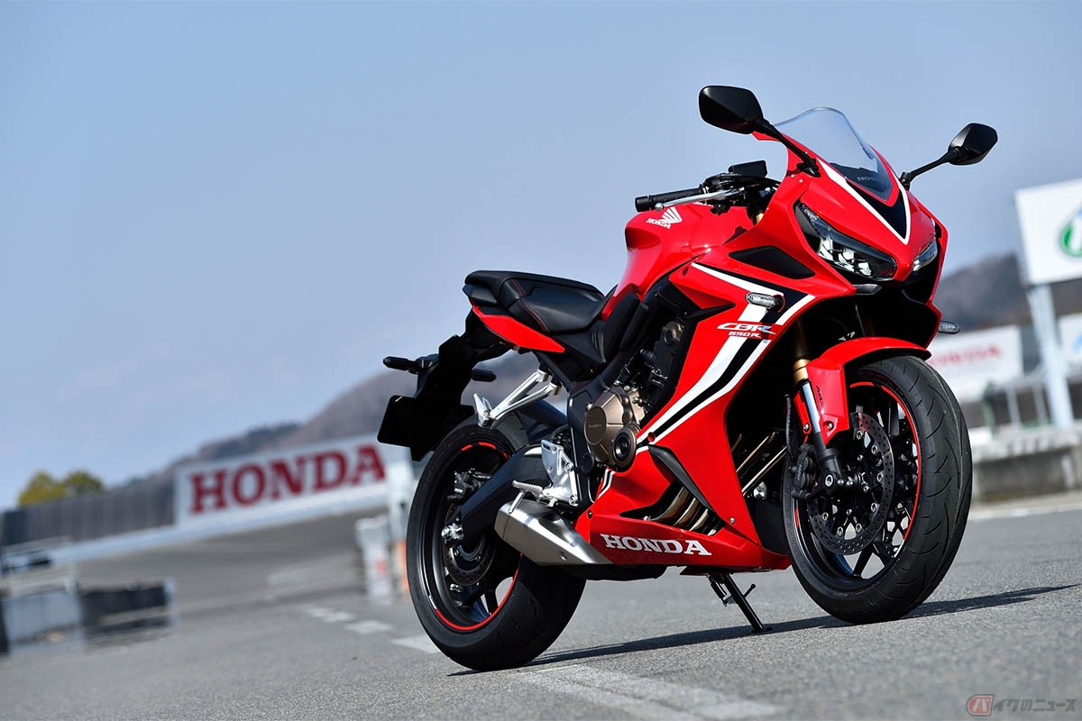 4気筒エンジンが搭載されたホンダ「CBR650R」