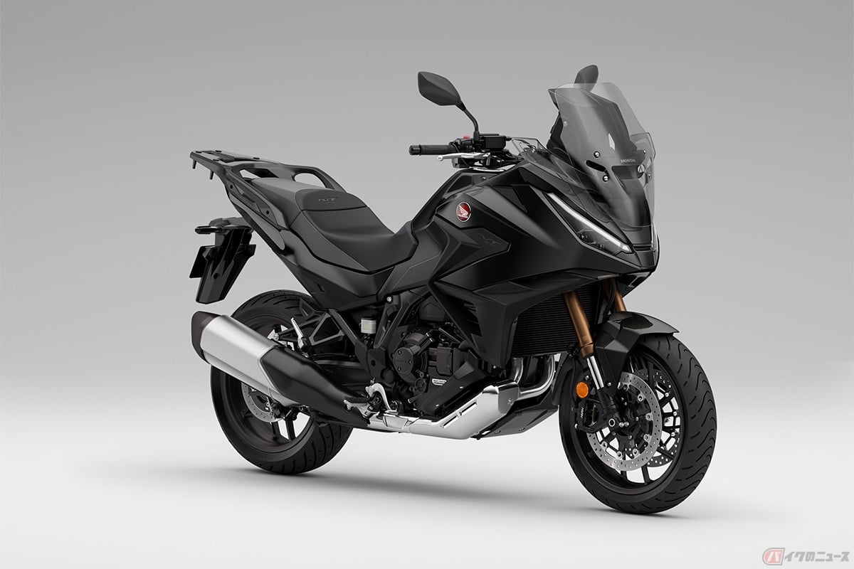 2025年1月23日に発売されたホンダ新型「NT1100」ガンメタルブラックメタリック