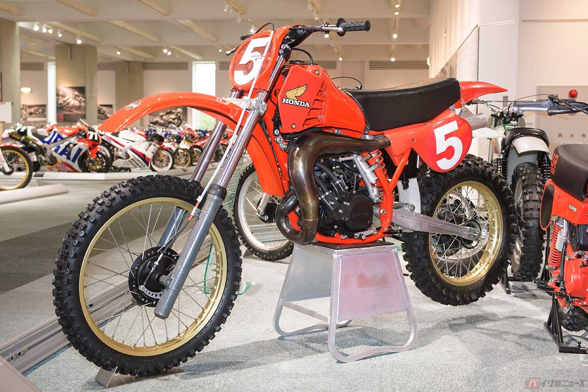 ホンダに初の全日本モトクロス選手権のタイトルをもたらした「RC250M」(1980年型)
