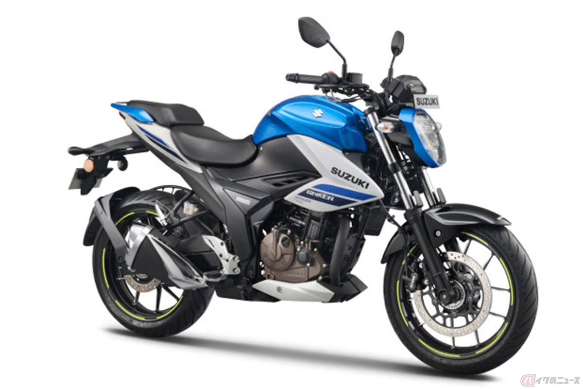 スズキ「ジクサー250」2025年モデル（インド仕様）