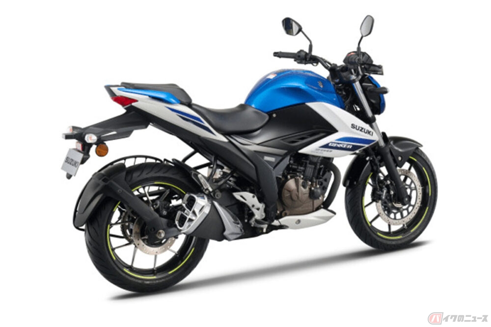 スズキ「ジクサー150」の兄貴分!! 「ジクサー250」最新モデルをインド スズキ「ジクサー150」の兄貴分!! 「ジクサー250」最新モデルをインド