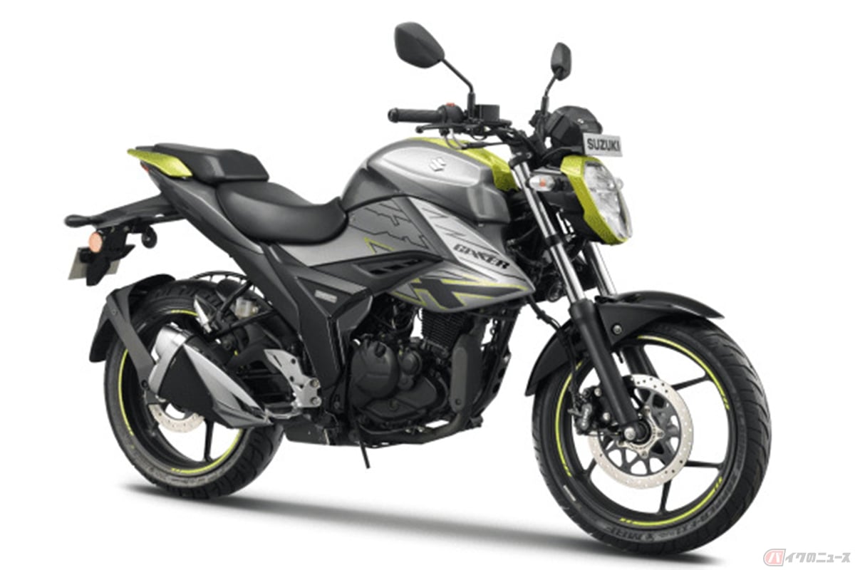 スズキ「ジクサー150」2025年モデル(インド仕様車)