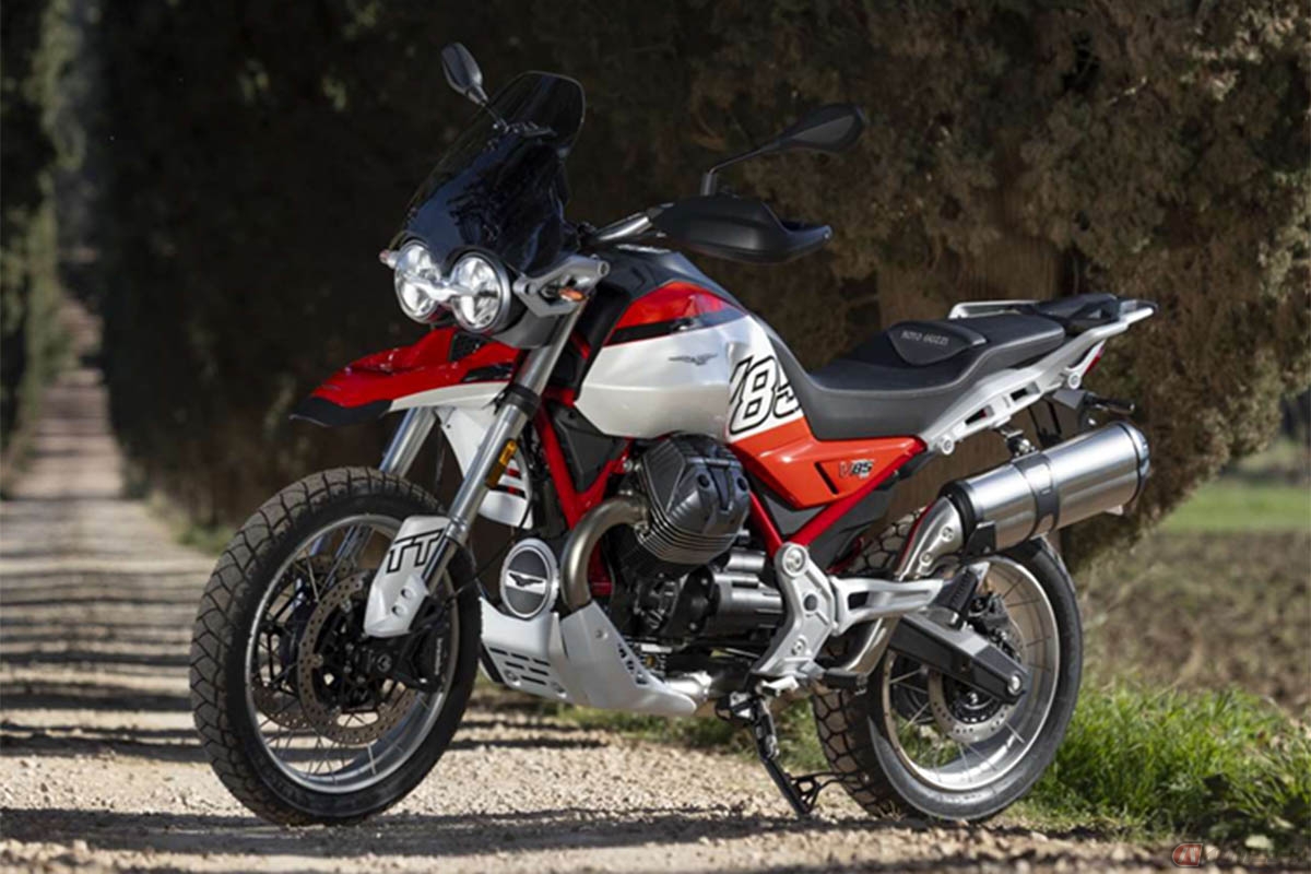 イタリアンメーカーが赤富士を採用!? モトグッツィ「V85TT