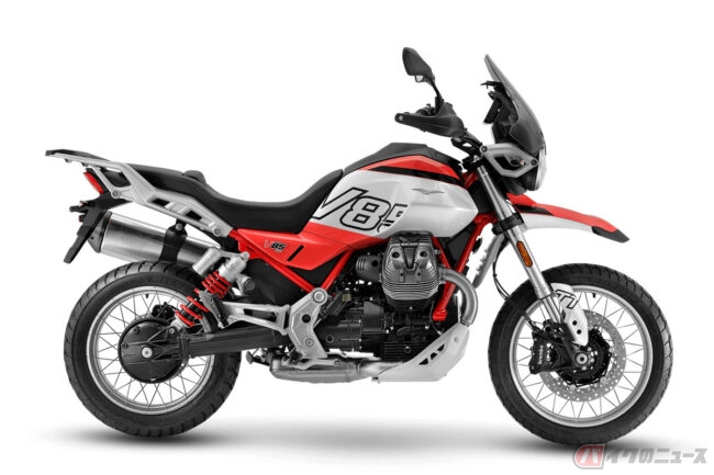 赤富士 イタリアンメーカーが赤富士を採用!? モトグッツィ「V85TT