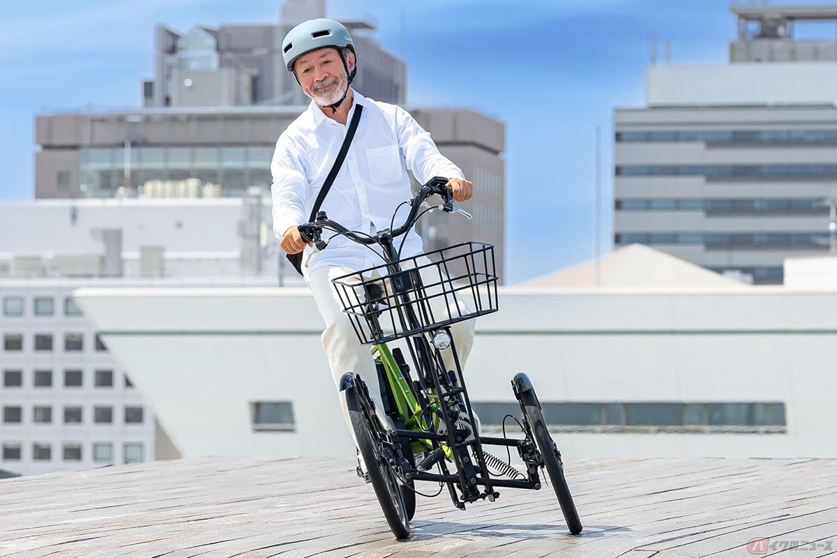 カワサキの電動3輪アシスト自転車「noslisu(ノスリス)」