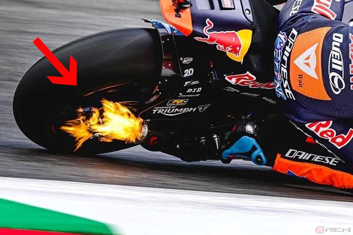 レーシングマシンの「アフターファイヤー」