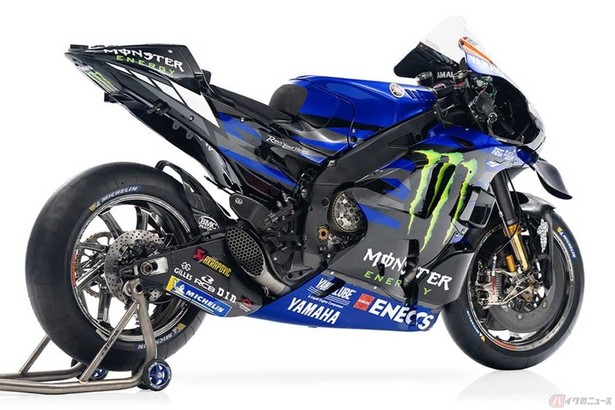 ヤマハのMotoGPマシン「YZR-M1」は乾式クラッチを装備