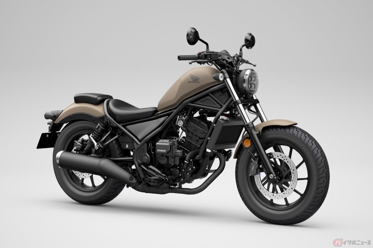 ホンダ「レブル250」のEクラッチ仕様車。シリーズで500と1100をラインナップする