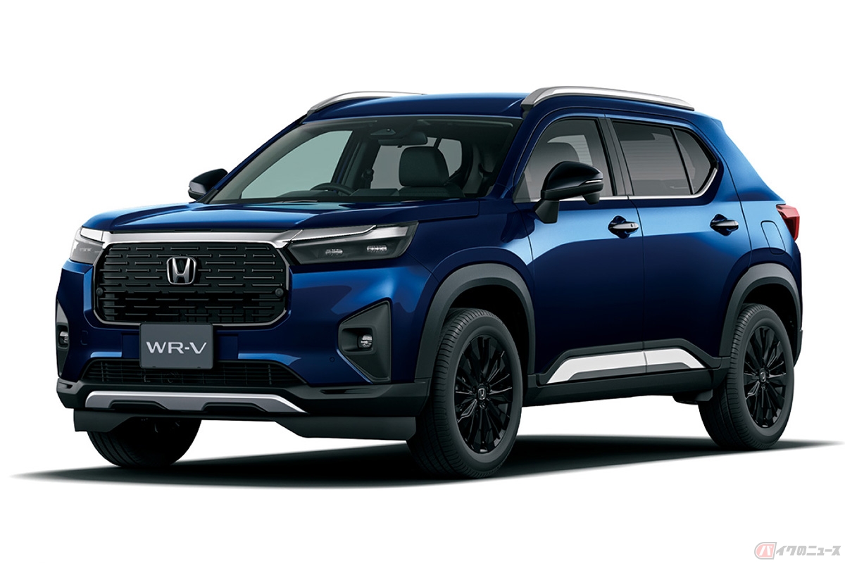 ホンダ新型「WR-V Z+」特別仕様車 BLACK STYLE（オブシダンブルー・パール）