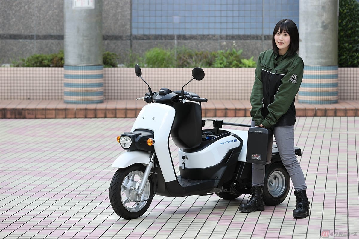 原付一種免許で乗る事ができるホンダ「ジャイロ e:」
