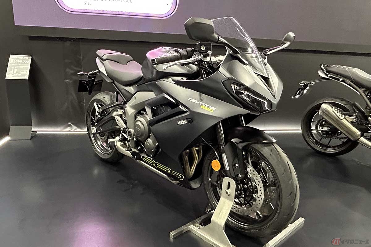 トライアンフの新型モデル「デイトナ660」