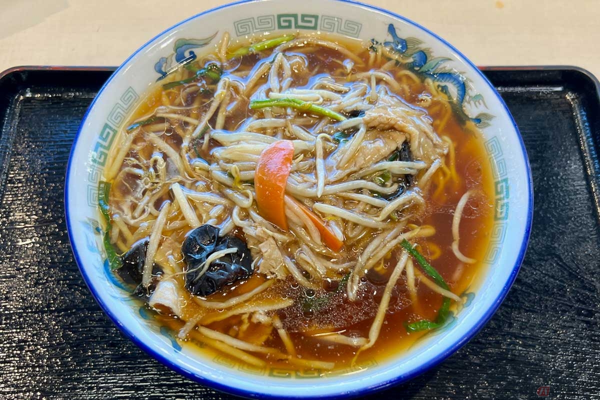 首都高「大黒PA」のフードコートで食べた「サンマーメン」は、餡増量でボリュームには満足