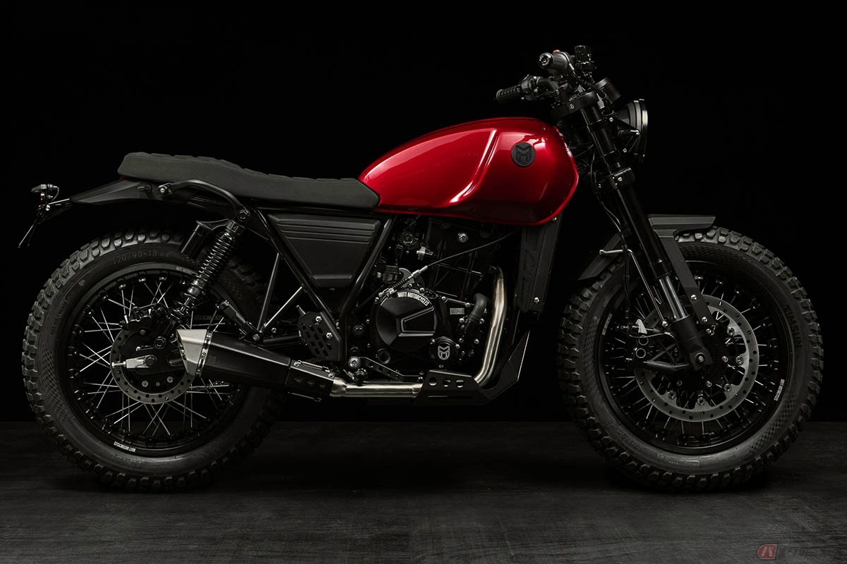 マットモーターサイクルズ「DRK-01」キャンディレッド