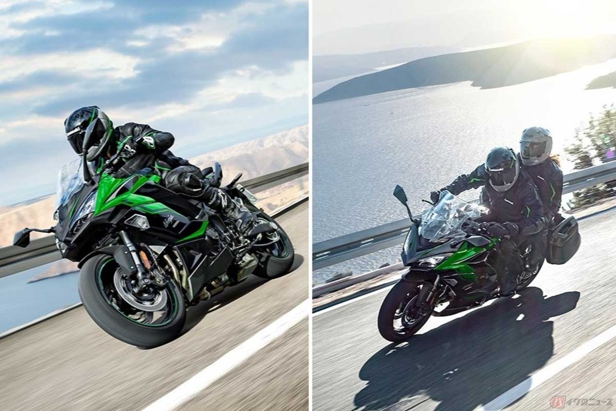 ライダーの体重や、ひとり乗りとタンデムではサスペンションに加わる荷重が異なり、沈み込む量も変化する