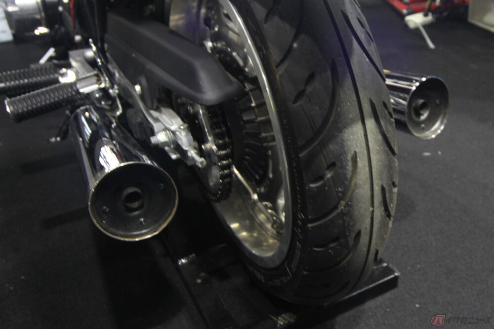 世界最小の乗れる「CBX400F」!? 忠実再現、「チービーX」と名付けられ