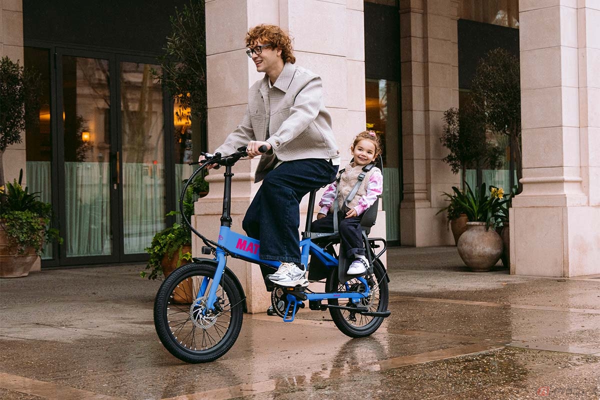 MATE.BIKEから登場するチャイルドシートを搭載できるブランド初のパフォーマンスモデル「MATE GO+」