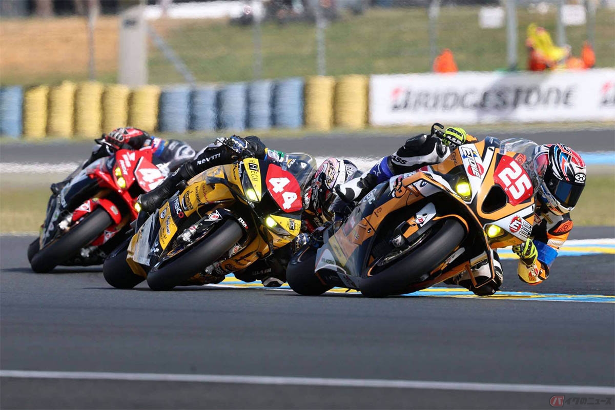 EWC開幕戦 ル・マン24時間レースでブガッティサーキットを走る大久保光選手