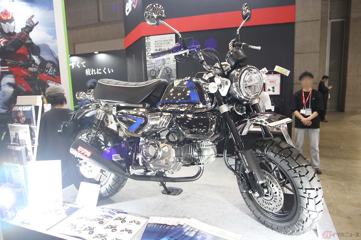 50台限定のフルメッキ仕様車「Z125 Monkey FS 5th Edition」