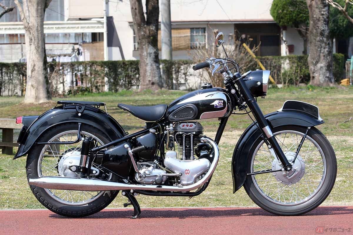 1957年製メグロ250ジュニアS3——1956年から'59年まで生産されたS3は、ジュニアシリーズでもっとも売れたモデル。クラシック・メグロといえばS3と言われるほど、旧車マニアの中でも人気の一台