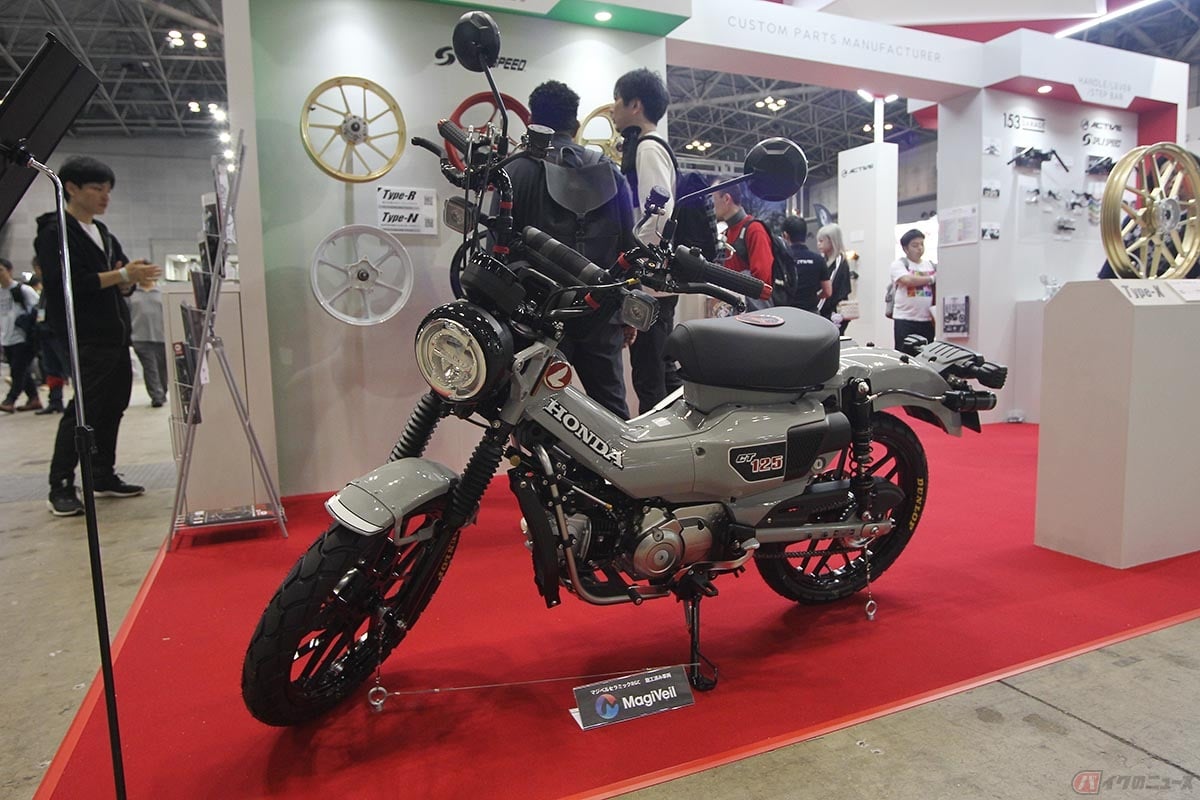 アクティブにより高級感のあるSUV風にカスタムされたホンダ「CT125・ハンターカブ」