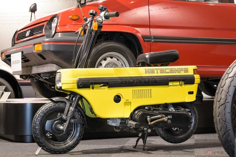 クルマのトランクに積むための原付!? ホンダ「モトコンポ」で描く当時