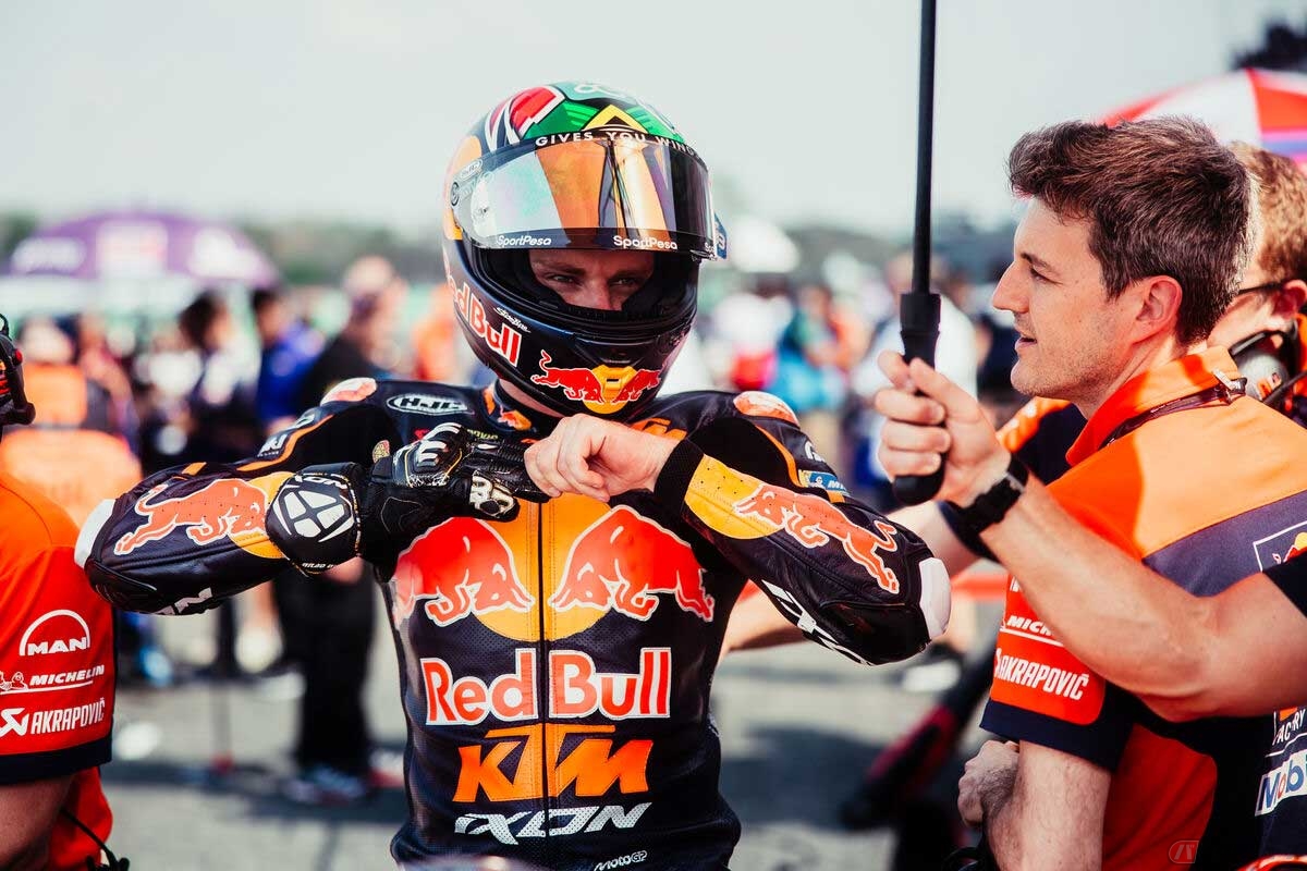 1～2ミリのずれにも敏感だというブラッド・ビンダー（レッドブルKTMファクトリーレーシング）KTM/ Rob Gray (Polarity Photo)