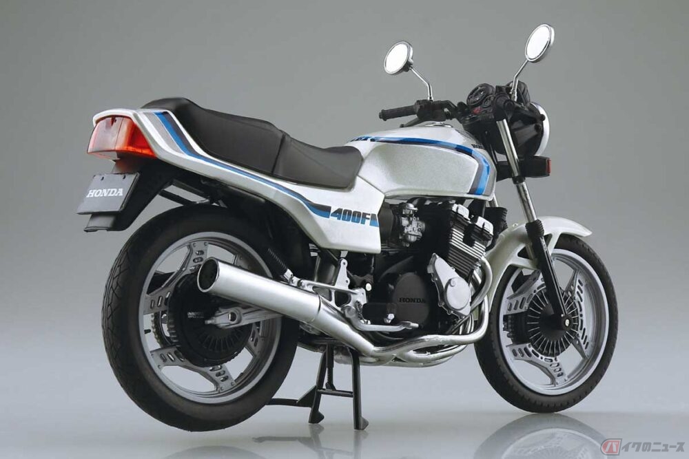 飾っておきたいホンダ「CBX400F」!! 1984年に再登場したカラーリングを