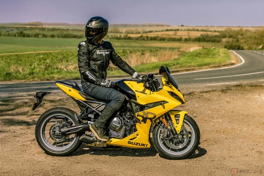 スズキのフルカウルスポーツは「黄色」もよく似合う!? 「GSX-8R」の